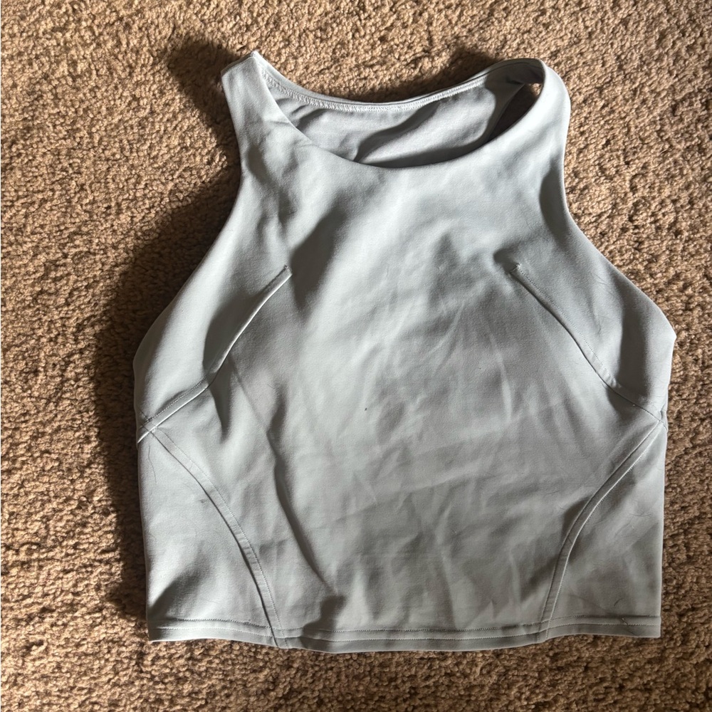 Lululemon Athletica Light Gray Tank Top